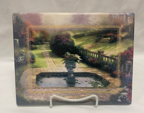 Gardens Beyond Autumn Gate A36 - Gardens Beyond Autumn Gate A369 Bradford Exchange Plate