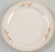 Beige Brushstrokes Round Salad Plate