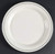 Black Pinstripes Round Salad Plate