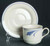 Blue Brushstrokes Cup and Saucer