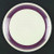 Brushwork Burgandy Dinner Plate