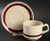 Brushwork Burg&y Cup and Saucer