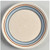 Brushwork Blue Round Salad Plate