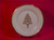 Eternal Christmas Round Salad Plate