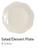 French Perle Bead White Round Salad Plate-Lenox