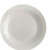 Freench Perle Groove White Round Luncheon Plate or Accent Plate Lenox