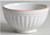 French Perle Groove White Dip Bowl By Lenox