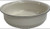 Grey Pinstripes Round Soup Cereal Bowl