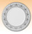 Hannah Platinum Luncheon Plate or Accent Plate