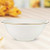 Hannah Platinum Oval Vegetable or Serving Bowl