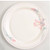 Iris On Grey Round Salad Plate
