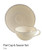 Olympia Platinum Cup and Saucer Lenox