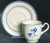Blue Chintz Cup and Saucer