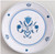 Blue Haven Round Salad Plate