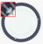 Border Bouquet Round Salad Plate