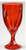 Breeze Red Noritake All Purpose Goblet