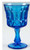 Perspective Blue Water Goblet