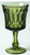 Perspective Green Water Goblet