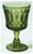 Perspective Green Wine Goblet - Noritake Crystal