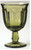 Provincial Green Water Goblet - Noritake Crystal