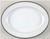 Regina Platinum Medium Oval Platter