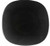 Basic Black Round Salad Plate