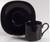 Basic Black Cup and Saucer