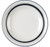 Blue Glow Round Salad Plate