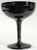 Elegant Midnight Black High Sherbet