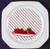 Strawberries Round Salad Plate