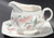 Silk Flowers Gravy Boat and Stand