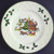 Sleigh Rose Round Salad Plate