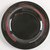 Spectra Black Round Salad Plate