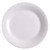 White Silk Round Salad Plate