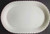White Silk Medium Oval Platter