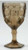 Moonstone Brown Water Goblet