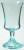 Misty Blue Water Goblet