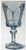 Virginia Light Blue Wine Goblet