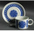 Blue Dahlia Wedgwood Cup And Saucer