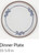 Blue Print Dinner Plate - Midwinter