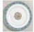 Runnymeade Turquoise Round Salad Plate