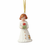 Growing Up Girls Age 5 Christmas Ornament Brunette Enesco