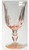Gentry Pink Wine Goblet - Gorham Crystal
