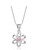 Daisy October 14 Inch Birthstone Necklace S Silver