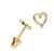 Earrings 14K Gold-Plated Heart Earrings
