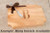 Wood Cutting Board W/ Spreader  Initial G