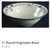 Apple Blossom Round Vegetable or Serving Bowl-Epoch