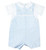 2 Piece Train Shortall Blue 6 Months Feltman Brothers