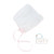 White Bonnet Pink Trim And Flower Designs  Paty Inc