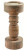 Mud Pie Gifts Small Chunky Wood Candlesticks Mud Pie Gifts